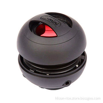 Portable Mini Speaker with Stereo Audio Output and Flash Memory